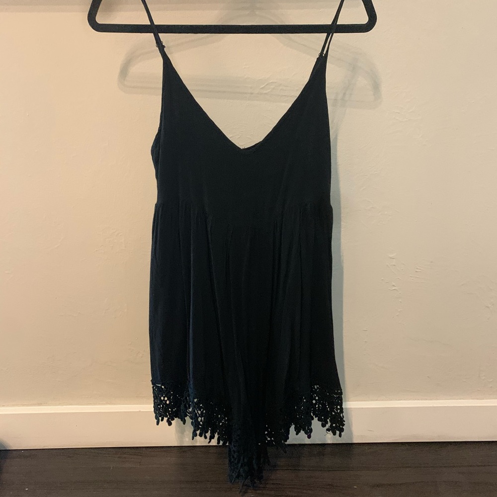 LF lace bottom romper